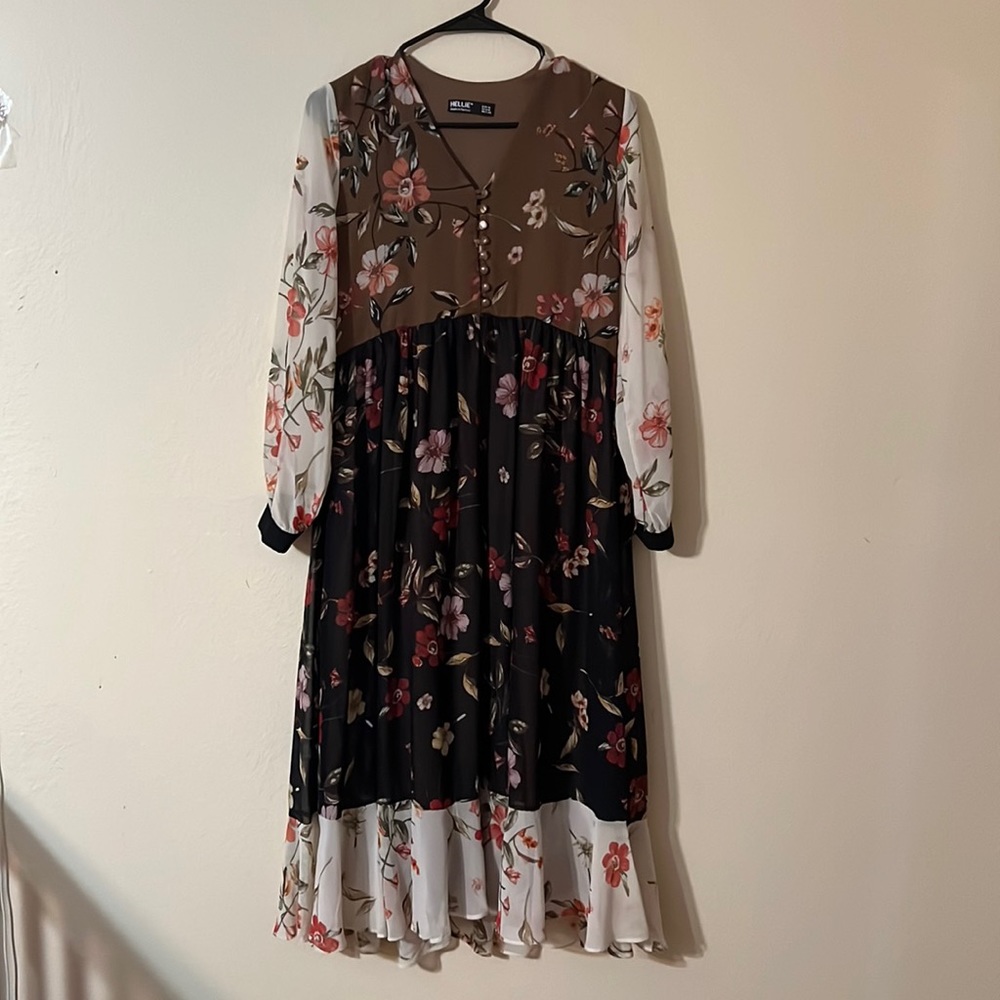 MIDI FLORAL DRESS